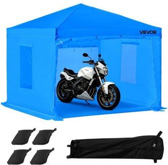 OEM Carpa Port&aacute;til Espaciosa Para Cabina De Pintura, Impermeable Y Plegable, Con 2 Ventanas Laterales De Malla, Ideal Para Autopartes, Muebles Y Motocicle