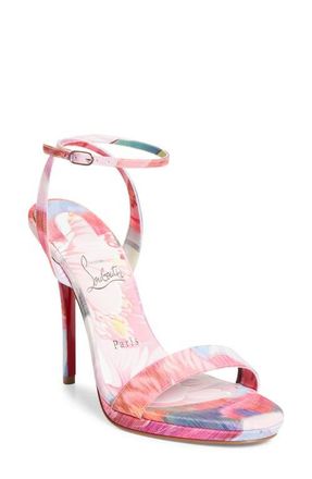 Christian Louboutin Miss Z Queen Slingback Pump in Pink Multi at Nordstrom, Size 10.5Us
