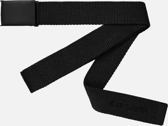 Carhartt Work in Progress Mens Carhartt WIP Script Belt Tonal - Black - Size: ONE size