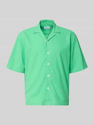 Lindbergh Lindbergh Cropped Freizeithemd aus Leinen-Baumwoll-Mix in Apfel, Gr&ouml;&szlig;e XXXL