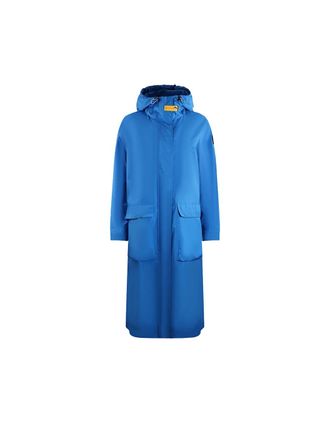 Parajumpers Womens Parajumpers Cara Crayon Blue Long Jacket - Size: 10/8