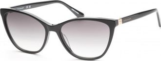 Longchamp Womens LO659S-001 LO659S 57 001 Fashion Sunglasses - Black - One Size