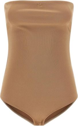 Courr&egrave;ges Bustier Lingerie Jersey Bodysuit - Dames - Bodies - Beige - S - Tops