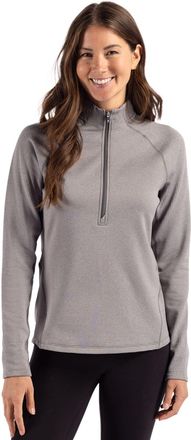 Cutter & Buck Peshastin Fleece Recycled Womens Half Zip Pullover