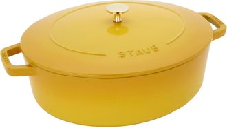 Staub Cast Iron 6.25-qt Shallow Oval Dutch Oven