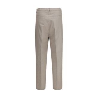 Brunello Cucinelli Mens Beige Cotton Dress Pants