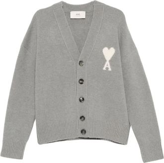 Ami Cardigan Ami de Coeur - Grigio