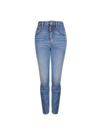 Dsquared2 Jeans Tight Cropped Vrouw blauw