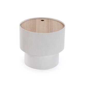 VERSA Mesa auxiliar en hierro blanco