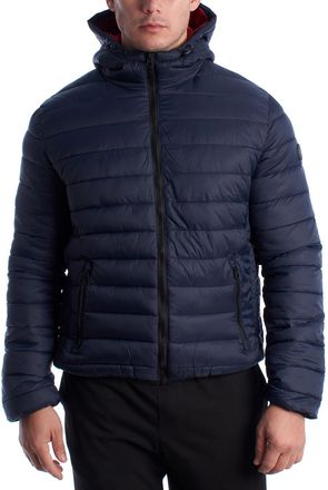 U.S.Polo Association Heren Gewatteerde Jas met Hoed US40127020