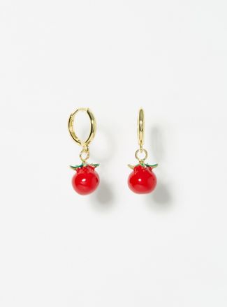Simons Womens Tomato small Hoop Earrings