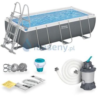 Bestway Piscina De Estructura 404x201x100 Cm Conjunto 8 En 1 Bestway 56442