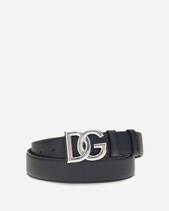Dolce & Gabbana Leather Belt Male 100