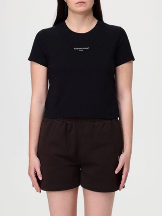Maison Kitsun&eacute; Logo Cotton Crop T-Shirts