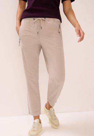 Cecil Cordhose CECIL Style Tracey, Damen, Gr. XXL (46), L&auml;nge 28, weiss (eggshell wei&szlig;), Web, Obermaterial: 98% Baumwolle, 2% Elasthan. Futter: 100% Baumwol