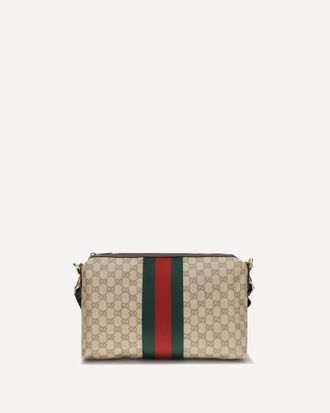 Gucci Borsa a Tracolla GG con nastro Web media Man UNI