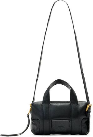 AllSaints Ares Leather Satchel in Black at Nordstrom