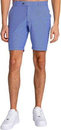 Redvanly Beeker Seersucker Shorts in Harbor Blue at Nordstrom, Size Xx-Large