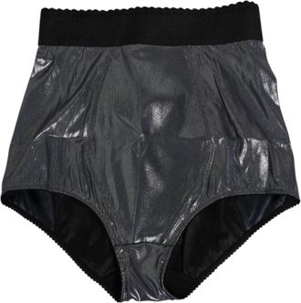 Dolce & Gabbana Womens Gray Silk Stretch Slip Girdle Panty Underwear 01+polyester Film Fiber+se Clothing