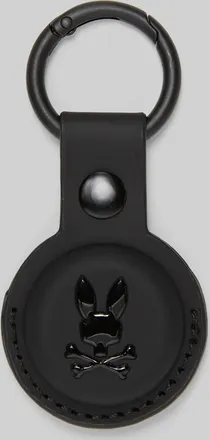 Psycho Bunny Mens Air Tag Holder 001 BLACK / O/S