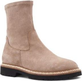 Aquatalia Maryann Weatherproof Suede Bootie in Taupe Suede at Nordstrom Rack, Size 7