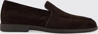 Santoni Mocassini classici in pelle scamosciata con vaschetta in rilievo
