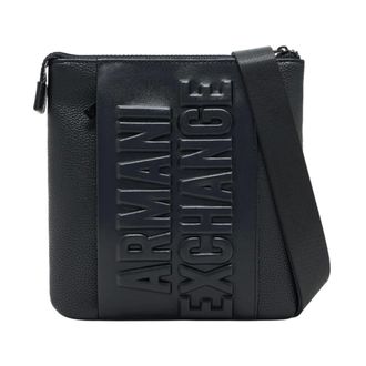 A|X Armani Exchange Heren, Tassen, Zwart, Maat: ONE Size Leer
