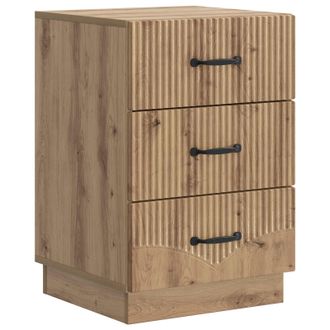 vidaXL Armario De Noche Con Caj&oacute;n Roble Artesanal 43 X 41 X 63,5 Cm Vidaxl