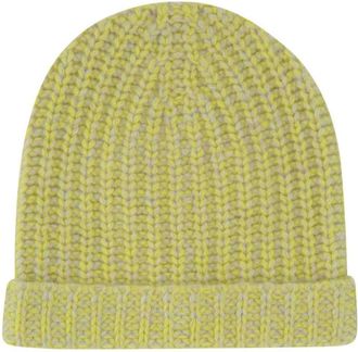 The Elder Statesman cashmere beanie hat - men - Cashmere - One Size - Yellow