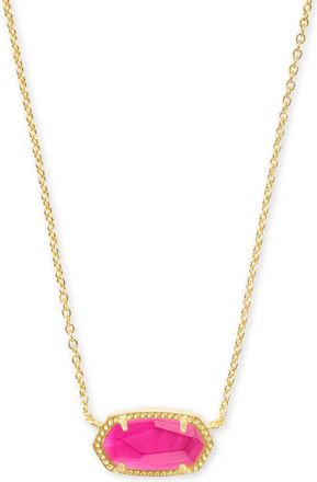 Kendra Scott Womens Elisa Pendant Necklace In Azalea Illusion