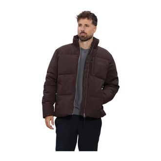 Woodbird WBDapper Puff Jacket - Heren - Jassen - Bruin - Maat: L Poliester