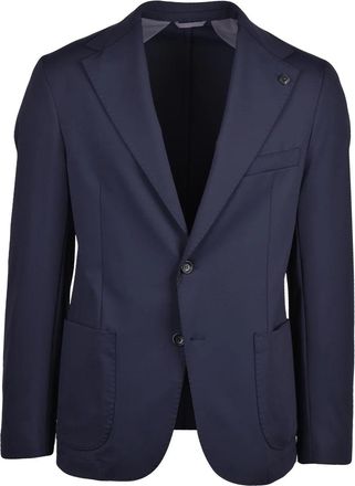Out / Fit Stretch-Fit Jacket with Minimalist Design and Button Closure