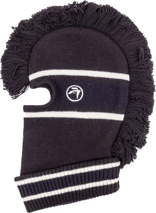 AMBUSH Fringe Knit Balaclava - Dames - Hoeden - Blauw - ONE Size - Wol - Accessoires