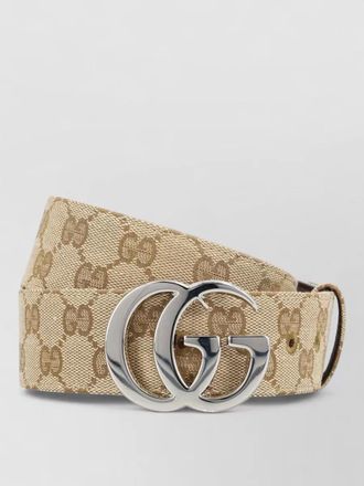 Gucci leather belt adjustable length unisex accessory