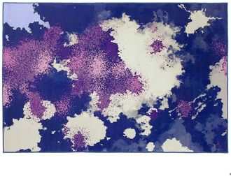 Beliani Beliani - Vibrant Colours Area Rug Carpet 160 x 230 cm Abstract Print Multicolour Kadirli