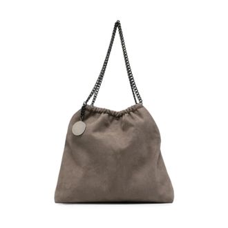 Stella McCartney Tassen, Dames, Bruin, ONE Size, Polyester, Falabella Mini Tote