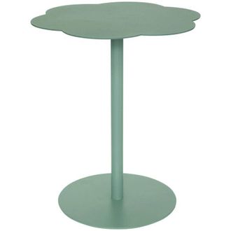 Atmosphera Atmosphera - Tavolino fiora verde oliva 43x43cm cr&eacute;ateur dint&eacute;rieur