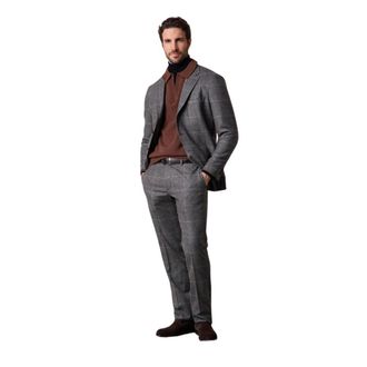 Brooks Brothers Traje de Pr&iacute;ncipe de Gales - Suits - Hombre - Gris - 3XL