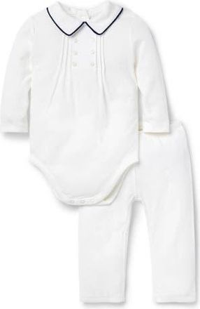 Janie and Jack Baby Pintuck Matching Set in White at Nordstrom, Size Newborn