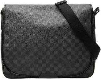 Louis Vuitton Vintage, unisex, Grijs, ONE Size, Pre-owned Daniel MM Cross Body Bag
