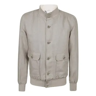 Barba Heren, Jassen, Beige, Maat: XL Nylon