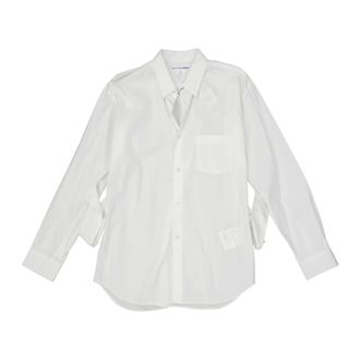 Comme Des Gar&ccedil;ons Casual Shirts, male, White, Size: M Cotton Shirt