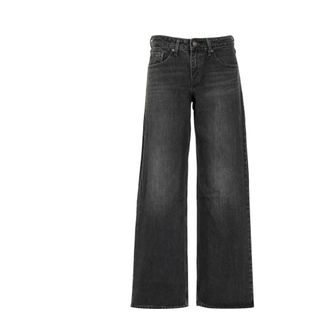 Levi's Jeans, Dames, Zwart, W28 L32, Katoen, Wide Jeans