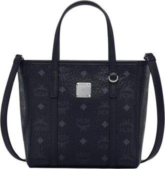 MCM Aren Tote - Dames - Shoppers - Zwart - ONE Size - Katoen - Tassen