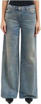 Courr&egrave;ges Hammer Denim Baggy Pants - Dames - Loose Fit Jeans - Blauw - W26 - Denim - Jeans