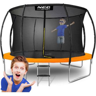 OEM Cama El&aacute;stica De Jard&iacute;n Perfilada De 374 Cm Con Red Interna Neo-sport