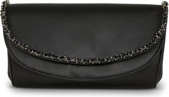 Badgley Mischka Talia Satin Clutch