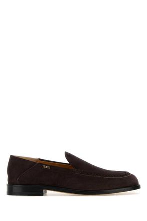 Tod's Brown Solid Loafers
