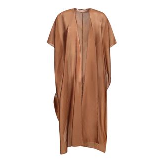 Blanca Vita Maxi Dresses, female, Brown, Size: 2XS Kimono Dress