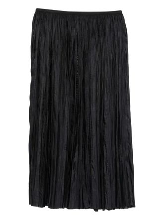 Roberto Collina pleated midi skirt - Blue